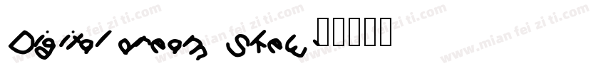 Digital dream Skew字体转换